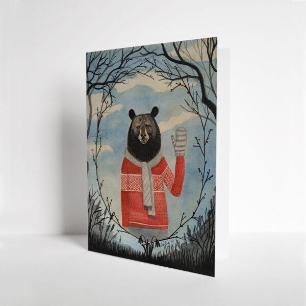 Bear Waving Card - Image 2
