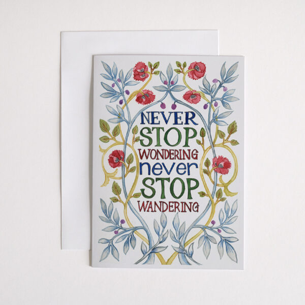 Never Stop Card