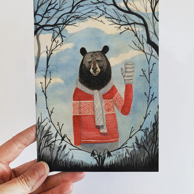 Bear_waving
